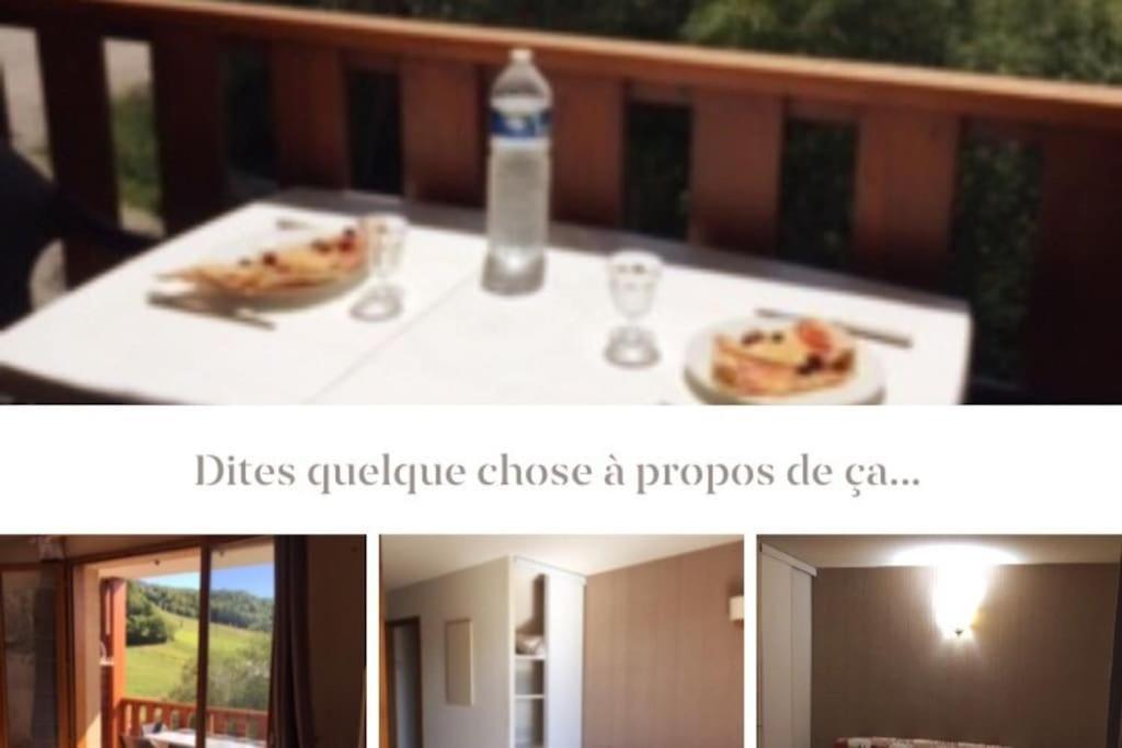 Appart très ensoleillé 7 pers au pied des pistes Ancelle Exterior foto